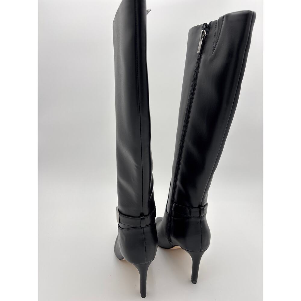 Calvin Klein Jeora faux leather tall knee-high boot in black, size 5.5 M - Picture 5 of 7